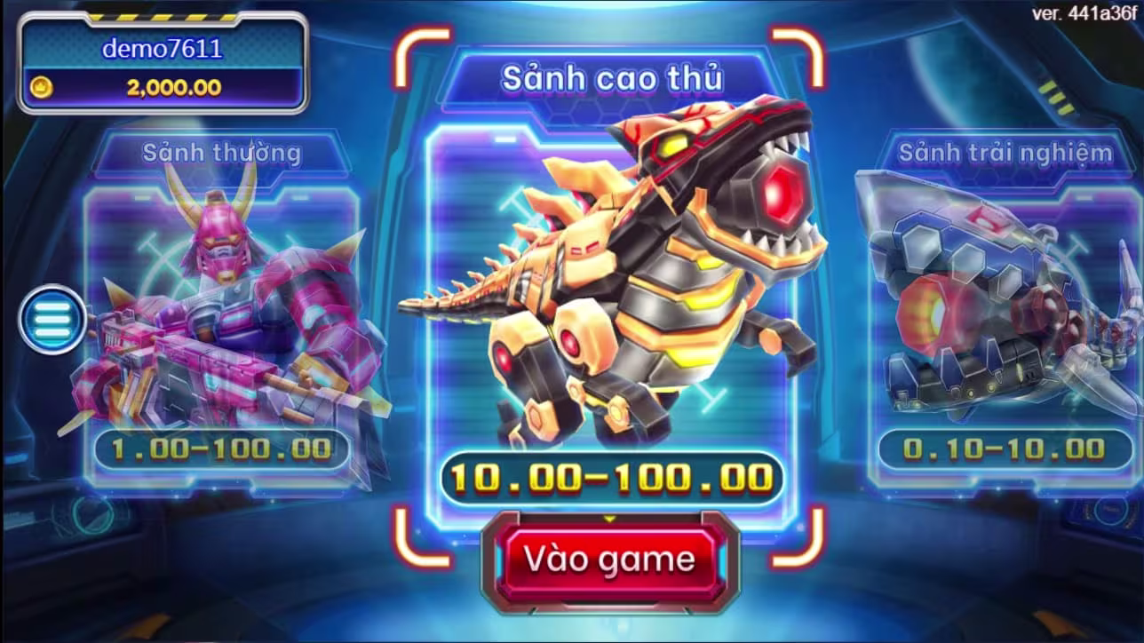 Các sảnh chơi của bắn cá vũ trụ U888