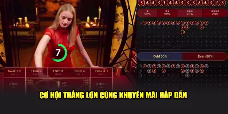 Cơ hội thắng lớn cùng khuyến mãi hấp dẫn