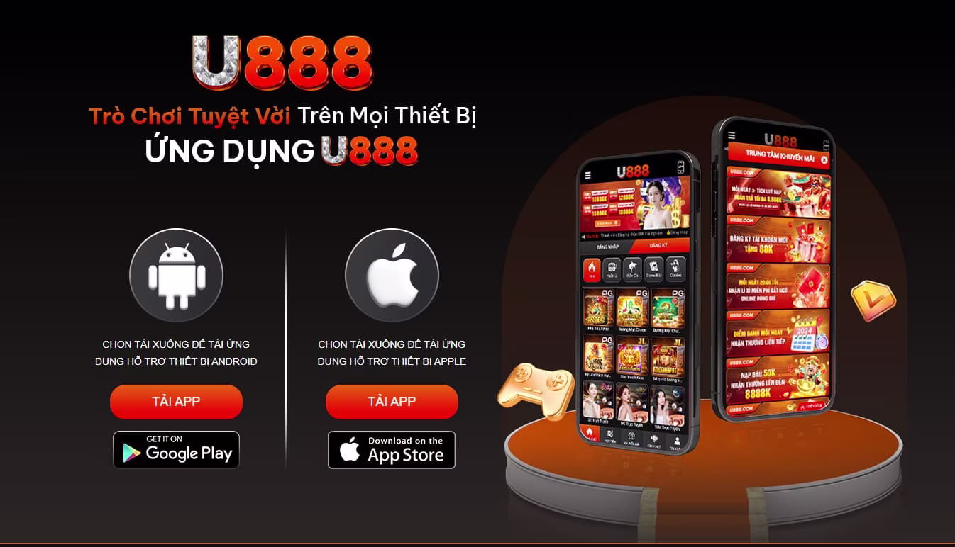 Tải app U888 nhận giftcode 99k